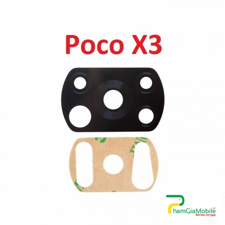 Mặt Kính Camera Sau Xiaomi Poco X3 Dành Để Thay Thế Kính Camera Trầy, Vỡ, Bể Linh Kiện Thay Thế